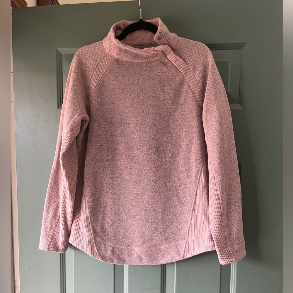 Prana Brandie Sweater, light mauve heather
